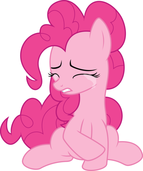 Size: 1024x1221 | Tagged: safe, artist:aethon056, derpibooru import, pinkie pie, earth pony, pony, .svg available, crying, female, g4, image, mare, png, simple background, solo, transparent background, vector