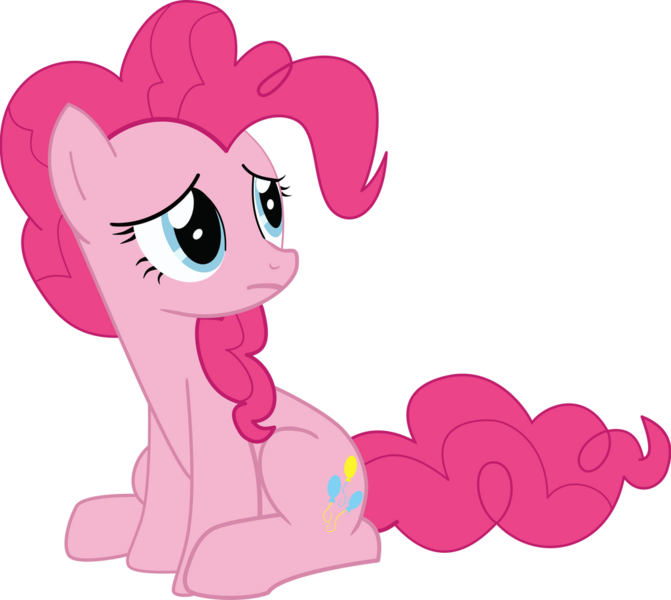 Size: 1024x916 | Tagged: safe, artist:aethon056, derpibooru import, pinkie pie, earth pony, pony, party pooped, female, g4, image, mare, png, simple background, solo, transparent background, vector