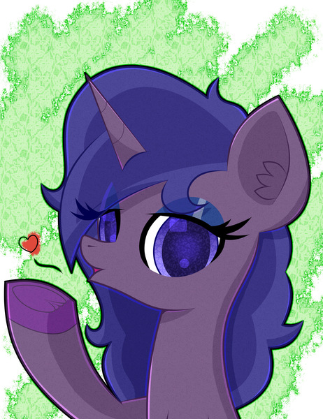 Size: 2000x2600 | Tagged: safe, artist:scandianon, derpibooru import, oc, unofficial characters only, pony, unicorn, blowing a kiss, bust, female, horn, image, jpeg, lidded eyes, looking at you, mare