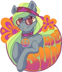 Size: 1024x1188 | Tagged: safe, artist:firewoodtemple, derpibooru import, oc, unofficial characters only, earth pony, pony, 2015, 60s, hippie, image, jewelry, male, necklace, peace symbol, png, simple background, stallion, transparent background, vector