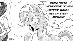 Size: 1200x675 | Tagged: safe, artist:pony-berserker, derpibooru import, starlight glimmer, trixie, pony, unicorn, female, hate, hater, haters gonna hate, hatred, horn, image, mare, meme, meme reference, png, pony-berserker's twitter sketches, pony-berserker's twitter sketches (2024)