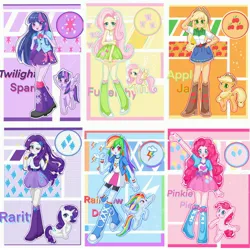 Size: 4096x4096 | Tagged: safe, artist:choubuchugouwantouzhenbugaiming, derpibooru import, applejack, fluttershy, pinkie pie, rainbow dash, rarity, twilight sparkle, equestria girls, g4, image, jpeg, mane six