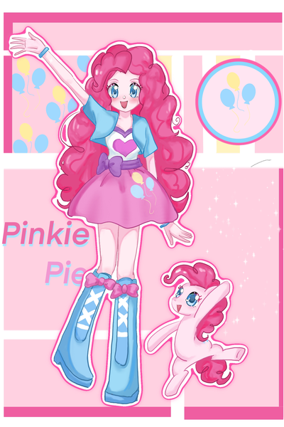 Size: 1573x2360 | Tagged: safe, artist:choubuchugouwantouzhenbugaiming, derpibooru import, pinkie pie, equestria girls, g4, image, png