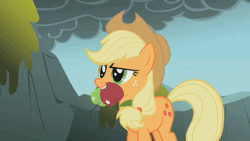 Size: 1280x720 | Tagged: safe, artist:matt r, derpibooru import, edit, edited screencap, screencap, applejack, berry punch, berryshine, big macintosh, blues, bon bon, carrot top, cloud kicker, doctor whooves, fluttershy, golden harvest, lyra heartstrings, noteworthy, pinkie pie, rainbow dash, rarity, spike, sweetie drops, time turner, twilight sparkle, cow, dog, earth pony, parasprite, pegasus, pony, unicorn, a dog and pony show, applebuck season, boast busters, fall weather friends, look before you sleep, party of one, season 1, swarm of the century, the best night ever, the cutie mark chronicles, winter wrap up, animated, apple, apple tree, caption, female, filly, filly applejack, food, g4, image, lasso, male, mane six, mare, music, rope, running, stallion, tree, unicorn twilight, webm, winter wrap up vest, younger