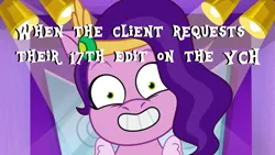 Size: 1280x720 | Tagged: safe, derpibooru import, edit, edited screencap, screencap, g5, captionthis, image, png, the brony show