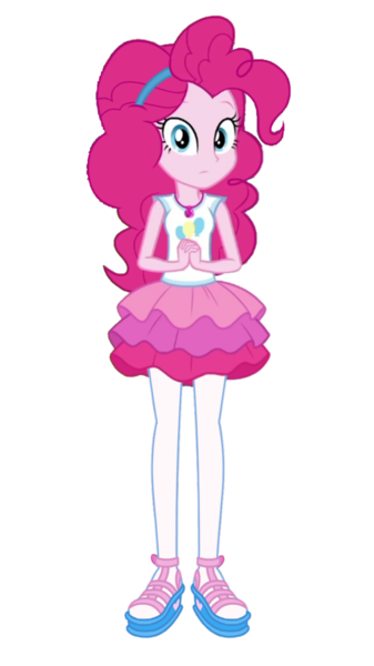 Size: 838x1492 | Tagged: safe, artist:blockslikepl, derpibooru import, edit, edited screencap, screencap, pinkie pie, human, equestria girls, clothes, female, g4, image, not a vector, png, simple background, solo, transparent background