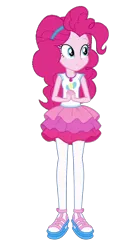 Size: 838x1492 | Tagged: safe, artist:blockslikepl, derpibooru import, pinkie pie, human, equestria girls, female, g4, image, png, simple background, solo, transparent background