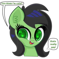 Size: 1000x1000 | Tagged: safe, artist:scandianon, derpibooru import, oc, oc:anonfilly, unofficial characters only, earth pony, pony, bust, female, filly, foal, image, looking at you, open mouth, open smile, png, simple background, smiling, talking to viewer, transparent background