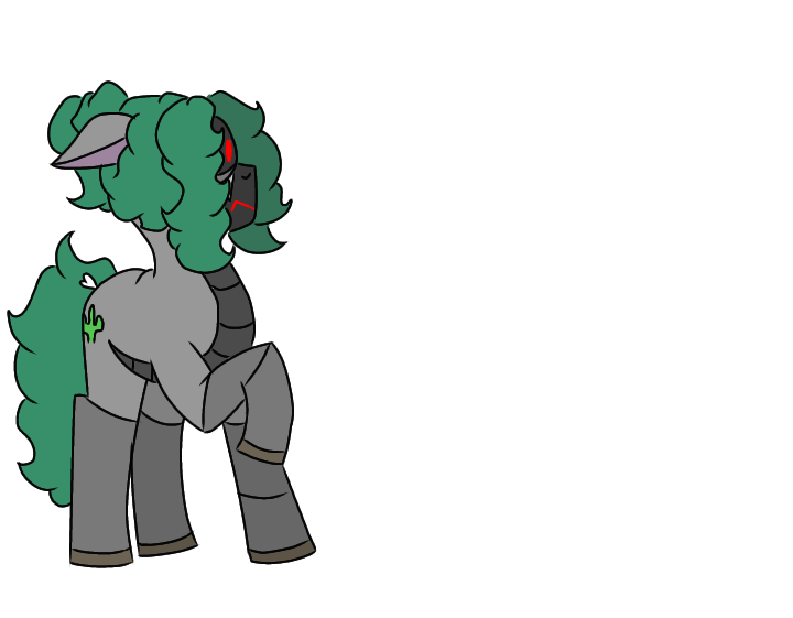 Size: 720x561 | Tagged: safe, artist:thomas.senko, derpibooru import, oc, oc:thomas senko, cyclops, earth pony, pony, robot, robot pony, g4, image, male, png, raised hoof, scared, simple background, stallion, white background