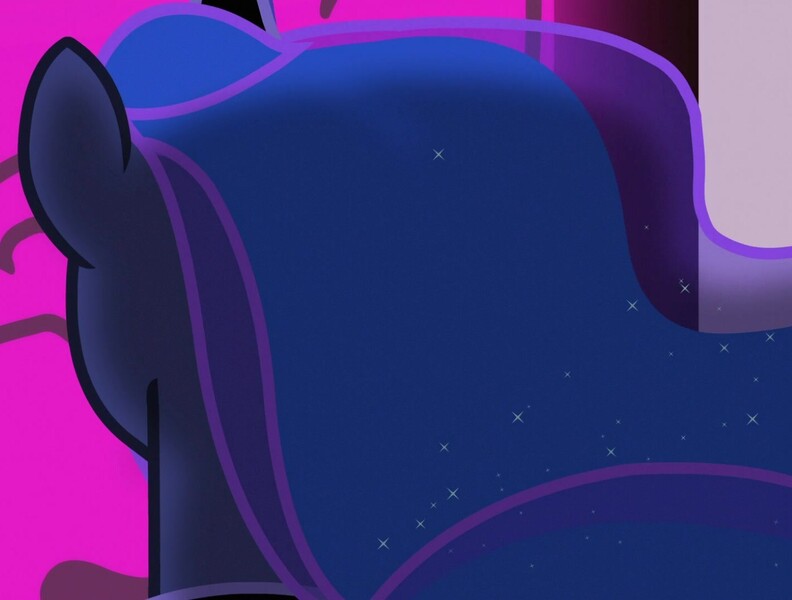 Size: 1426x1080 | Tagged: safe, derpibooru import, screencap, princess luna, alicorn, the crystal empire, back of head, cropped, g4, image, jpeg