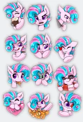 Size: 2954x4339 | Tagged: safe, artist:kristina, derpibooru import, oc, oc:sweetie swirl, unofficial characters only, bat pony, pony, bat pony oc, bat wings, commission, community related, cute, image, male, png, solo, stallion, sticker, summer, wings, ych result