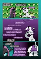 Size: 1920x2715 | Tagged: safe, artist:alexdti, artist:v-nico, derpibooru import, twilight velvet, oc, changeling, pony, comic:alicorn of magic, comic, image, png