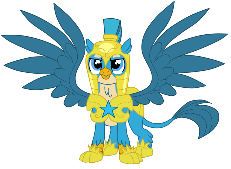 Size: 2593x1900 | Tagged: safe, artist:gmaplay, derpibooru import, gallus, gryphon, the last problem, armor, image, older, older gallus, png, royal guard, royal guard gallus, solo