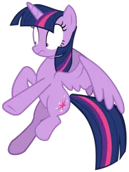 Size: 2365x3145 | Tagged: safe, anonymous artist, derpibooru import, twilight sparkle, twilight sparkle (alicorn), alicorn, pony, g4, the summer sun setback, .svg available, female, flying, horn, image, mare, multicolored hair, multicolored mane, multicolored tail, png, simple background, solo, spread wings, tail, transparent background, underhoof, vector, wings