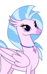 Size: 1451x2242 | Tagged: safe, derpibooru import, silverstream, adult, derpibooru exclusive, female, folded wings, image, older, older silverstream, png, tall, wings