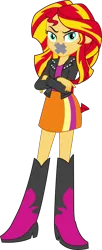 Size: 5000x12296 | Tagged: safe, derpibooru import, sunset shimmer, equestria girls, g4, abuse, gag, image, png, shimmerbuse, simple background, solo, tape, tape gag, transparent background