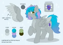 Size: 1780x1263 | Tagged: safe, artist:twinkesss, derpibooru import, oc, oc:virtuous hope, unofficial characters only, pegasus, image, png, reference sheet