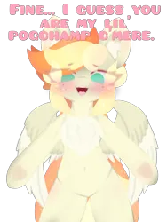 Size: 4096x5461 | Tagged: safe, artist:sodapop sprays, derpibooru import, oc, oc:sodapop sprays, unofficial characters only, pegasus, pony, semi-anthro, belly button, chest fluff, ear fluff, eye clipping through hair, freckles, image, looking at you, meme, png, pogchamp, pogchamp meme, poggers, simple background, solo, transparent background