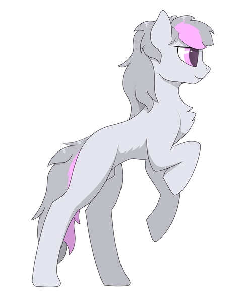 Size: 1600x2000 | Tagged: safe, artist:eborn, derpibooru import, oc, oc:mana gem, unofficial characters only, earth pony, pony, chest fluff, earth pony oc, image, jpeg, male, nudity, rearing, sheath, simple background, stallion