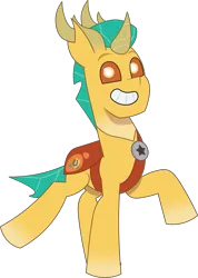 Size: 1131x1586 | Tagged: safe, artist:prixy05, derpibooru import, hitch trailblazer, changedling, changeling, g5, my little pony: tell your tale, changedlingified, image, male, png, simple background, solo, species swap, transparent background, vector