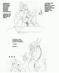 Size: 3840x4792 | Tagged: safe, artist:doccobb, derpibooru import, discord, fluttershy, twilight sparkle, twilight sparkle (alicorn), alicorn, 2013, atg 2013, comic, image, jpeg, newbie artist training grounds, old art