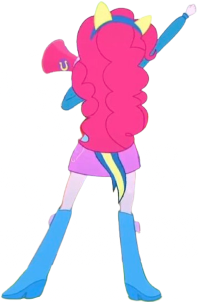 Size: 1661x2520 | Tagged: safe, derpibooru import, edit, edited screencap, editor:homersimpson1983, screencap, pinkie pie, human, equestria girls, g4, background removed, female, image, not a vector, png, rear view, solo, wondercolts, wondercolts uniform