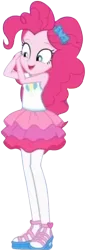 Size: 869x2520 | Tagged: safe, derpibooru import, edit, edited screencap, editor:homersimpson1983, screencap, pinkie pie, human, equestria girls, g4, background removed, female, image, not a vector, png, simple background, solo, transparent background