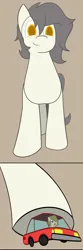 Size: 2342x7038 | Tagged: safe, artist:izzy64, derpibooru import, oc, oc:dust bunny, oc:short fuse, earth pony, pony, earth pony oc, image, micro, png, tiny, tiny ponies