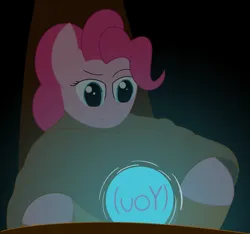 Size: 8058x7548 | Tagged: safe, artist:izzy64, derpibooru import, pinkie pie, earth pony, pony, image, meme, png, pondering, pondering my orb, solo