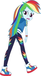 Size: 1280x2357 | Tagged: safe, artist:alandssparkle, derpibooru import, rainbow dash, human, equestria girls, equestria girls series, g4, overpowered (equestria girls), female, image, my little pony equestria girls: better together, png, simple background, solo, transparent background, vector