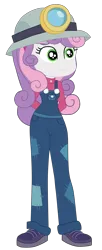 Size: 1900x4661 | Tagged: safe, artist:gmaplay, derpibooru import, sweetie belle, equestria girls, equestria girls series, g4, happily ever after party, headlamp, image, my little pony equestria girls: better together, my little pony equestria girls: choose your own ending, png, simple background, solo, transparent background