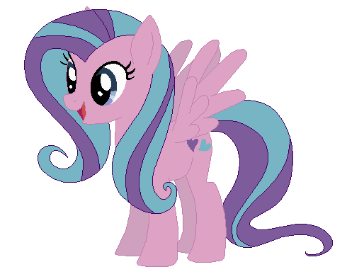 Size: 490x394 | Tagged: safe, artist:selenaede, artist:user15432, derpibooru import, flitterheart, pegasus, pony, g4, base used, blue eyes, generation leap, image, not fluttershy, open mouth, png, purple coat, purple mane, purple tail, recolor, simple background, solo, tail, transparent background