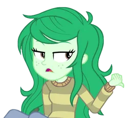 Size: 1024x944 | Tagged: safe, artist:marcoequestrian98, derpibooru import, edit, edited screencap, screencap, wallflower blush, human, equestria girls, g4, background removed, clothes, female, image, not a vector, png, simple background, solo, solo female, sweater, transparent background