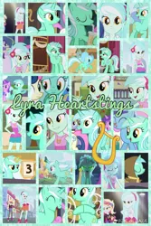 Size: 1024x1536 | Tagged: safe, artist:princessemerald7, derpibooru import, amethyst star, bon bon, derpy hooves, lyra heartstrings, rarity, sweetie drops, twinkleshine, human, pony, unicorn, a canterlot wedding, applebuck season, equestria girls, g4, hearth's warming eve (episode), life is a runway, season 1, season 2, season 5, slice of life (episode), collage, female, horn, image, jpeg, mare