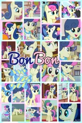 Size: 1024x1536 | Tagged: safe, artist:princessemerald7, derpibooru import, berry punch, berryshine, bon bon, cherry berry, cloud kicker, lemon hearts, lyra heartstrings, minuette, ponet, sweetie drops, human, pony, equestria girls, g4, life is a runway, season 1, season 2, season 5, slice of life (episode), the super speedy cider squeezy 6000, the ticket master, collage, female, image, jpeg, mare