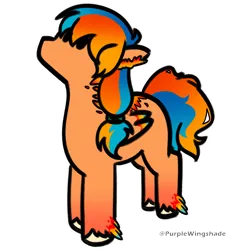 Size: 3000x3000 | Tagged: safe, artist:purple wingshade, derpibooru import, oc, oc:ember rose, unofficial characters only, pegasus, phoenix, pony, female, image, mare, png, solo