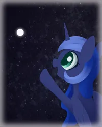 Size: 1675x2092 | Tagged: safe, artist:dusthiel, derpibooru import, princess luna, pony, atg 2024, image, moon, newbie artist training grounds, png, s1 luna, solo