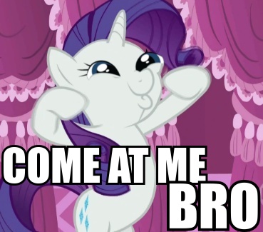 Size: 369x325 | Tagged: safe, edit, edited screencap, screencap, rarity, bipedal, caption, cutie mark, darling, dashface, image, image macro, jpeg, meme, so awesome, solo, tail, text