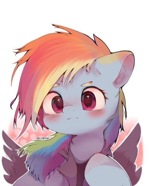 Size: 1080x1341 | Tagged: safe, artist:柏雪闻采edge_, derpibooru import, rainbow dash, pegasus, pony, clothes, female, image, jpeg, solo