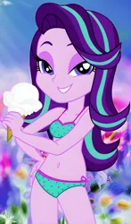 Size: 2308x3927 | Tagged: suggestive, artist:rosasmitt, derpibooru import, starlight glimmer, equestria girls, g4, bikini, clothes, image, png, swimsuit