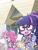 Size: 600x800 | Tagged: safe, artist:k-nattoh, derpibooru import, pinkie pie, sci-twi, starlight glimmer, trixie, twilight sparkle, human, pony, unicorn, equestria girls, g4, book, building, excited, glasses, horn, image, japan, jpeg, open mouth, outdoors, ponytail, rosy cheeks, shoulder bag, sight seeing, smiling, sweat, tokyo, tokyo big sight, tourist, travel guide, travelling