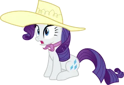 Size: 4363x3000 | Tagged: safe, artist:cloudy glow, derpibooru import, rarity, unicorn, a canterlot wedding, g4, female, giant hat, hat, horn, image, png, simple background, solo, transparent background, vector