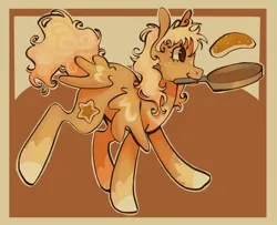 Size: 1440x1170 | Tagged: safe, artist:broniesforponies, derpibooru import, oc, oc:star cakes, pegasus, pony, 4 wings, abstract background, female, food, image, jpeg, mare, multiple wings, orange coat, pancakes, pegasus oc, solo, wings