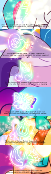 Size: 1920x6480 | Tagged: safe, derpibooru import, edit, screencap, hitch trailblazer, izzy moonbow, pipp petals, sparky sparkeroni, sunny starscout, zipp storm, alicorn, dragon, earth pony, pegasus, pony, unicorn, g5, my little pony: a new generation, my little pony: tell your tale, spoiler:g5, spoiler:my little pony: tell your tale, spoiler:tyts02e01, applejack (g5), artificial wings, augmented, baby, baby dragon, dragons riding ponies, female, fluttershy (g5), glow, glowing cutie mark, high res, horn, icy prints, image, magic, magic wings, male, mane five, mane six (g5), mane stripe sunny, mare, misty brightdawn, pinkie pie (g5), png, race swap, rainbow dash (g5), rarity (g5), rebirth misty, riding, riding a pony, sparky riding hitch trailblazer, speech, stallion, subtitles, sunnycorn, talking, twilight sparkle (g5), wings