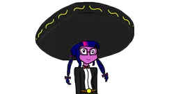 Size: 1374x748 | Tagged: safe, derpibooru import, sci-twi, twilight sparkle, equestria girls, hat, image, mariachi, mariachi outfit, mariachi-twi, png, sombrero