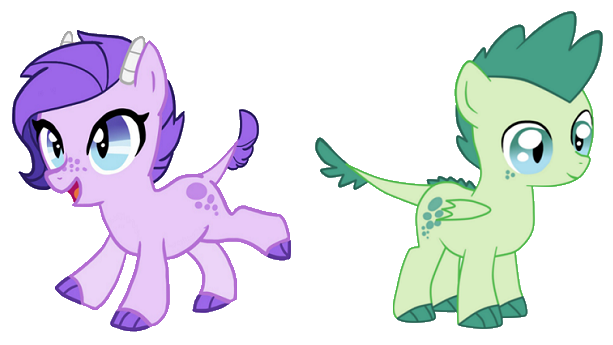 Size: 613x345 | Tagged: source needed, safe, artist:kianamai, derpibooru import, oc, oc:crystal clarity, oc:turquoise blitz, unofficial characters only, dracony, dragon, hybrid, pony, kilalaverse, brother and sister, cute, duo, female, g4, hybrid oc, image, interspecies, interspecies offspring, male, offspring, parent:rarity, parent:spike, parents:sparity, png, siblings, simple background, transparent background, vector