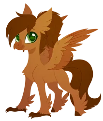 Size: 2259x2650 | Tagged: safe, artist:belka-sempai, derpibooru import, oc, oc:coppercore, unofficial characters only, classical hippogriff, hippogriff, classical hippogriffied, commission, g4, hippogriffied, image, male, png, ponytail, simple background, smiling, solo, species swap, spread wings, transparent background, wings, ych result