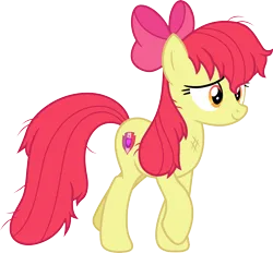 Size: 3239x3000 | Tagged: safe, artist:cloudy glow, derpibooru import, apple bloom, earth pony, .ai available, apple bloom's bow, bow, female, g4, hair bow, image, older, older apple bloom, png, simple background, transparent background, vector