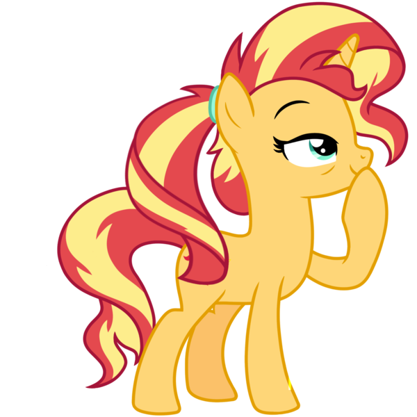 Size: 1280x1280 | Tagged: safe, artist:scienset, derpibooru import, edit, edited screencap, screencap, sunset shimmer, g4, the last problem, image, png, simple background, transparent background