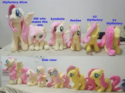 Size: 4032x3016 | Tagged: safe, artist:onlyfactory, derpibooru import, fluttershy, pegasus, bootleg, image, irl, jpeg, photo, plushie, reesee, symbiote studios